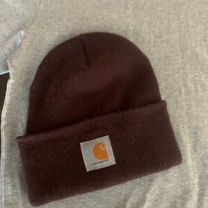Carhartt Men's Dark Brown Knit Hat/Beanie